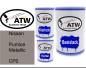 Preview: Nissan, Pumice Metallic, CP0: 500ml Lackdose + 500ml Klarlack + 250ml Härter - Set, von ATW Autoteile West.
